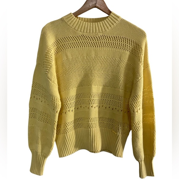 Marc New York Yellow Knit Women's Sweater - Picture 1 of 10